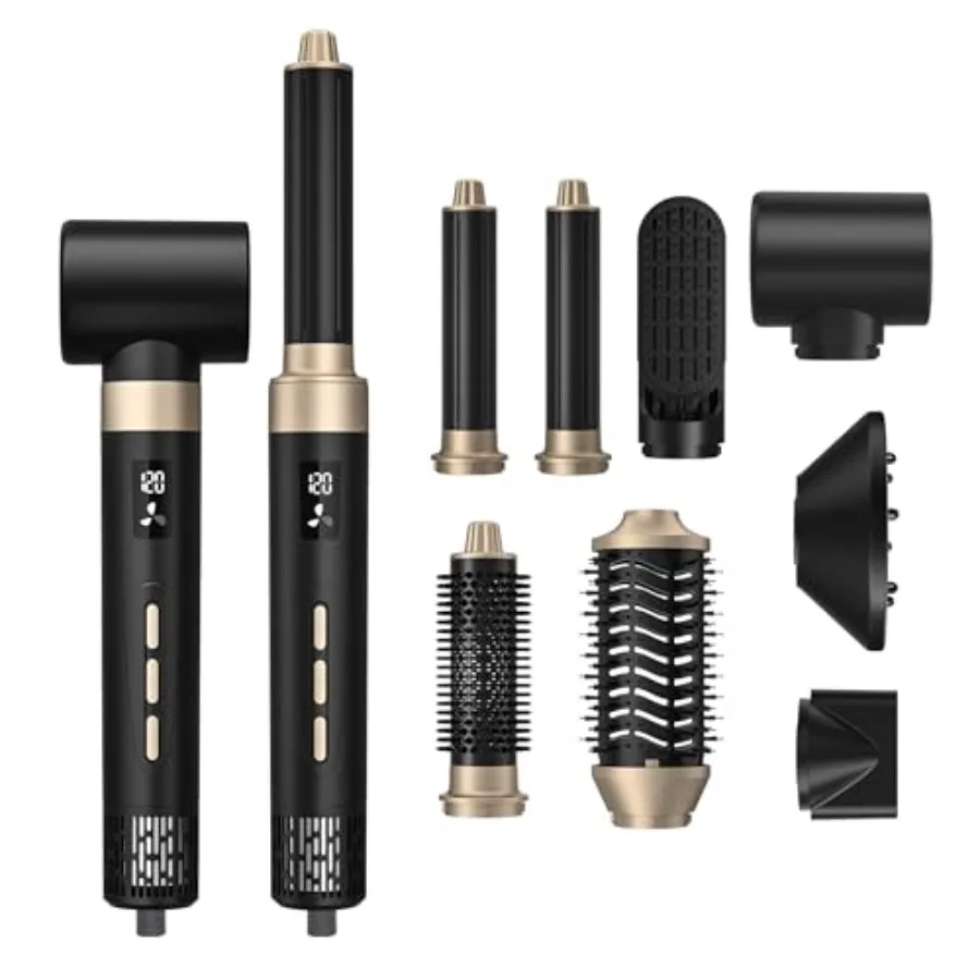 8 in 1 Blow Dryer Brush Hot Air Styler with Detachable Blow Dryer Hair Dryer Brush and Volumizer Air Wrap Hair Styler Multi Sty
8 in 1 Blow Dryer Brush Hot Air Styler with Detachable Blow Dryer Hair Dryer Brush and Volumizer Air Wrap Hair Styler Multi Sty