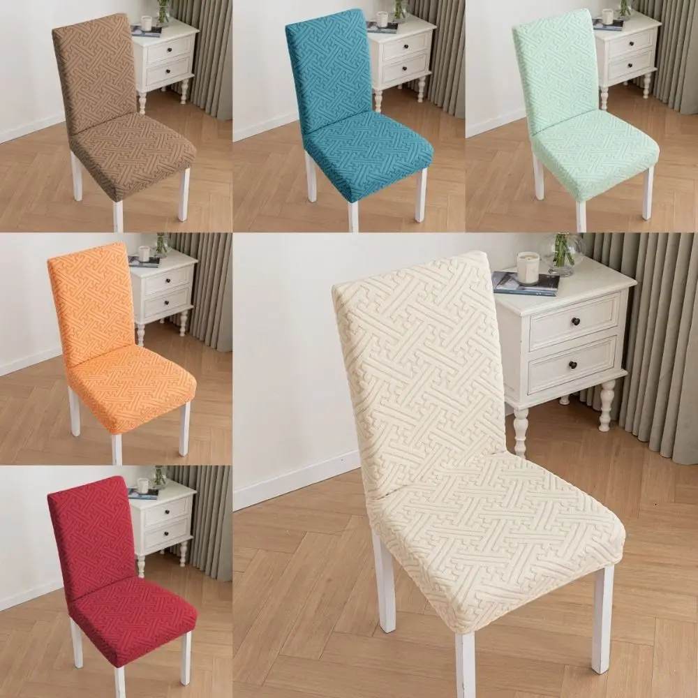 Thickened Skirt Edge Chair Covers Jacquard Elastic Seat Covers Anti-dirty Soft Dining Chair Protector Hotel
Thickened Skirt Edge Chair Covers Jacquard Elastic Seat Covers Anti-dirty Soft Dining Chair Protector Hotel