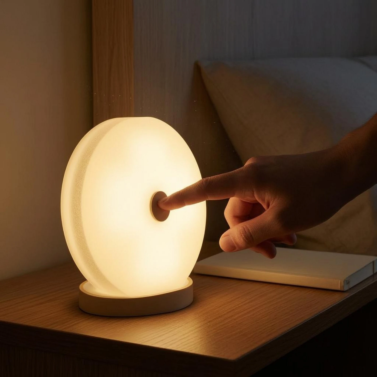 Rechargeable Tap-Controlled Night Light Slim Tap-Controlled Night Lamp Adhesive-Backed LED Lamp Round
Rechargeable Tap-Controlled Night Light Slim Tap-Controlled Night Lamp Adhesive-Backed LED Lamp Round