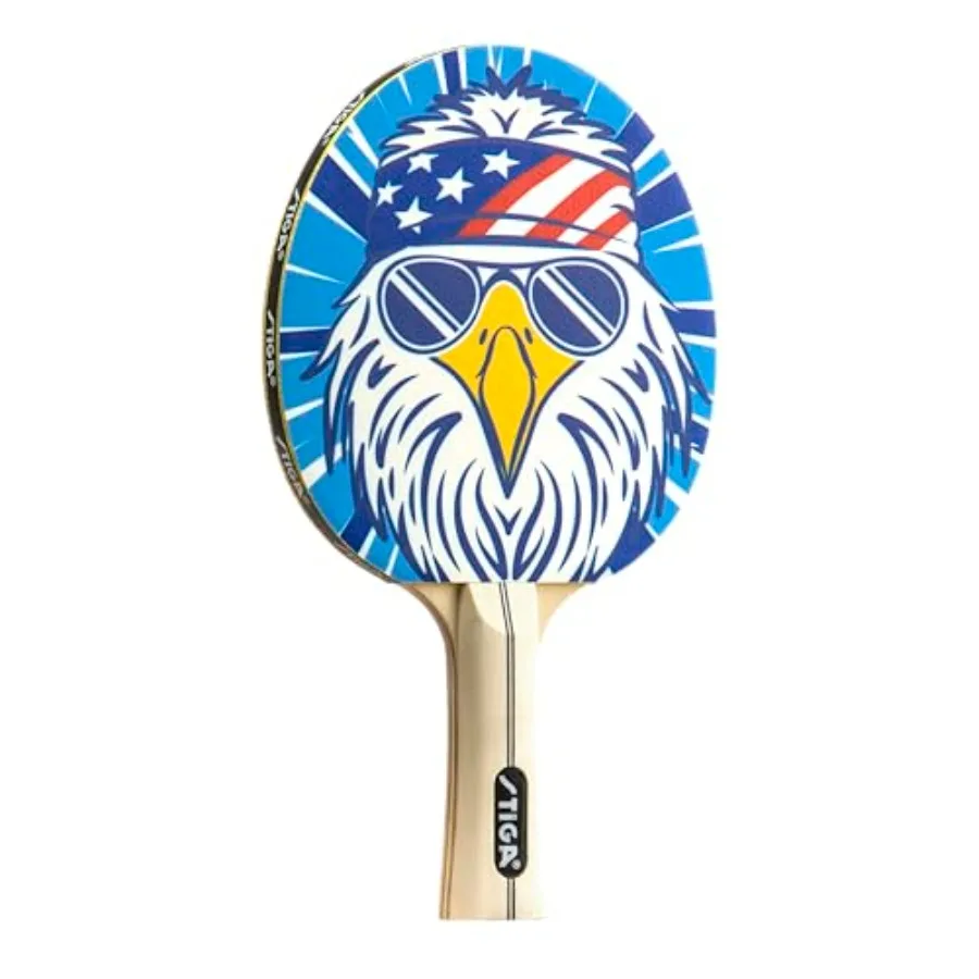 Eagle Table Tennis Paddle Recreational Ping Pong Racket for,Beginners Family Fun, 5-Ply Wood Blade, Flared Handle, Indoor Outdo
Eagle Table Tennis Paddle Recreational Ping Pong Racket for,Beginners Family Fun, 5-Ply Wood Blade, Flared Handle, Indoor Outdo
