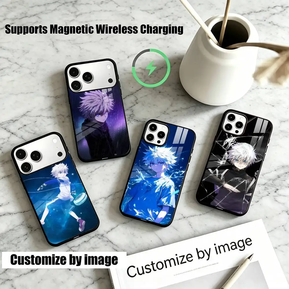 Anime Killua Zoldyck H-Hunters Phone Case For IPhone17,16,15,14,13,12, Plus,Pro Supports Magnetic Wireless Charging
Anime Killua Zoldyck H-Hunters Phone Case For IPhone17,16,15,14,13,12, Plus,Pro Supports Magnetic Wireless Charging