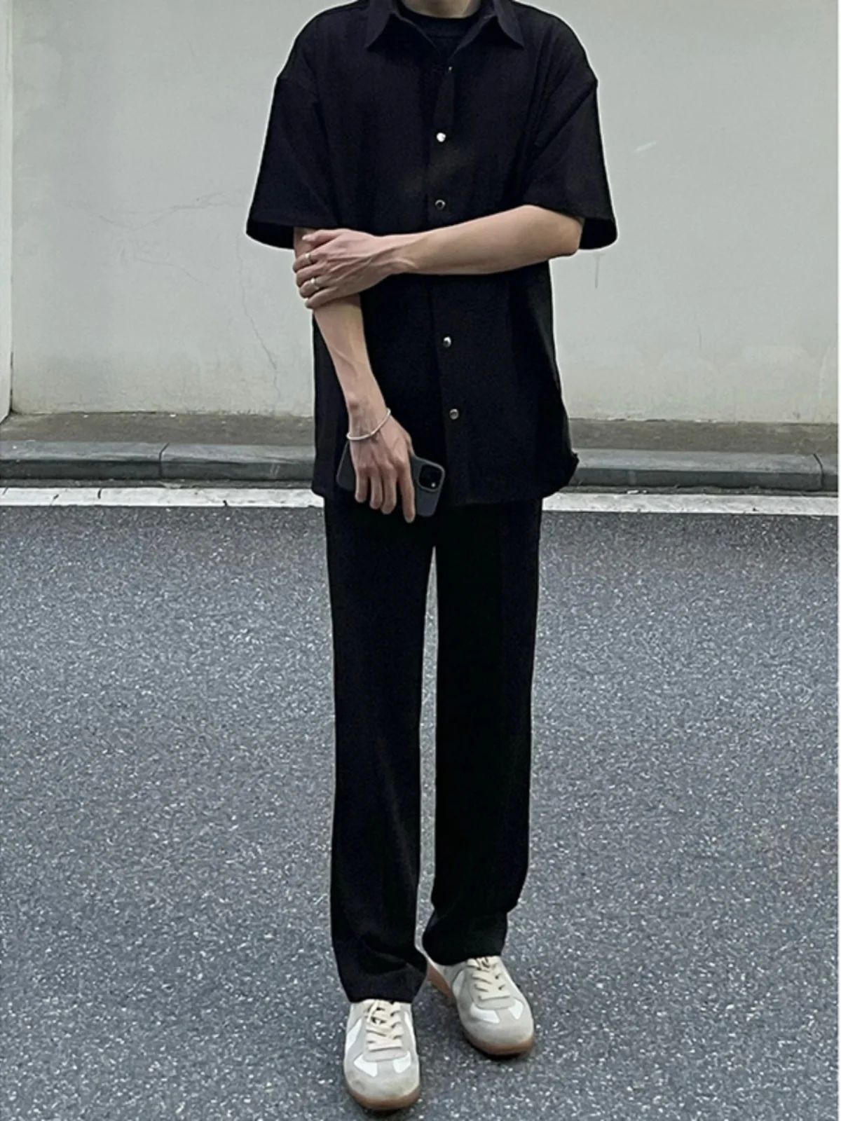 Cleanfit Pure Bla Men's Summer Casual Pants Slim Straight Lightweight Trousers Cool Sle Teen Faion Polyester Blend
Cleanfit Pure Bla Men's Summer Casual Pants Slim Straight Lightweight Trousers Cool Sle Teen Faion Polyester Blend
