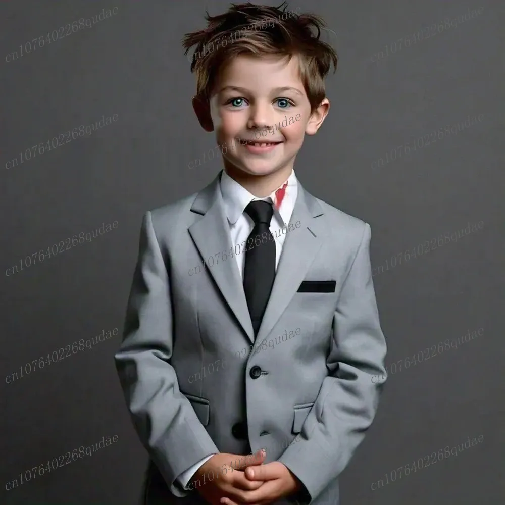 New Grey Boy's Suit Formal Occasion Kids Tuxedo Toddler Children Clothes Boys Attire 2 Piece Set Jacket Pants 2-13 Years
New Grey Boy's Suit Formal Occasion Kids Tuxedo Toddler Children Clothes Boys Attire 2 Piece Set Jacket Pants 2-13 Years