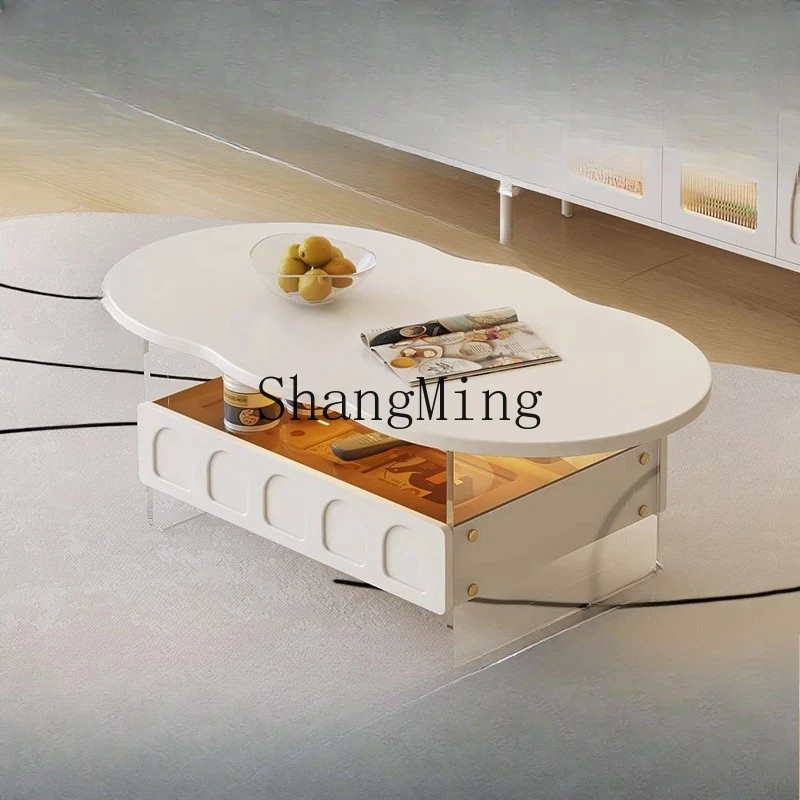 FG cream wind cloud coffee table living room household small apartment small tea table tea table modern and simple
FG cream wind cloud coffee table living room household small apartment small tea table tea table modern and simple