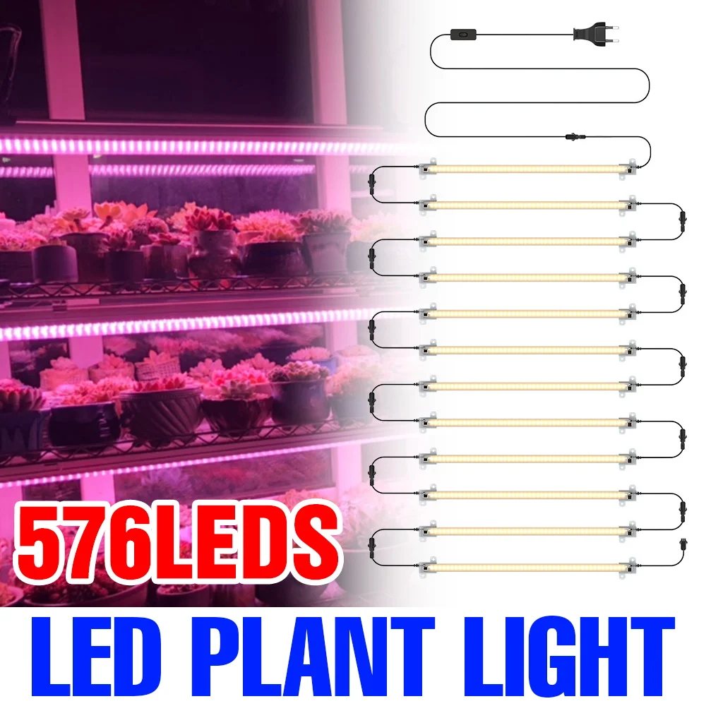 LED Full Spectrum Grow Light Strip Indoor Plant Fill Lamp Greenhouse Tent Potted Vegs Flower Hydroponic Cultivation Lighting
LED Full Spectrum Grow Light Strip Indoor Plant Fill Lamp Greenhouse Tent Potted Vegs Flower Hydroponic Cultivation Lighting