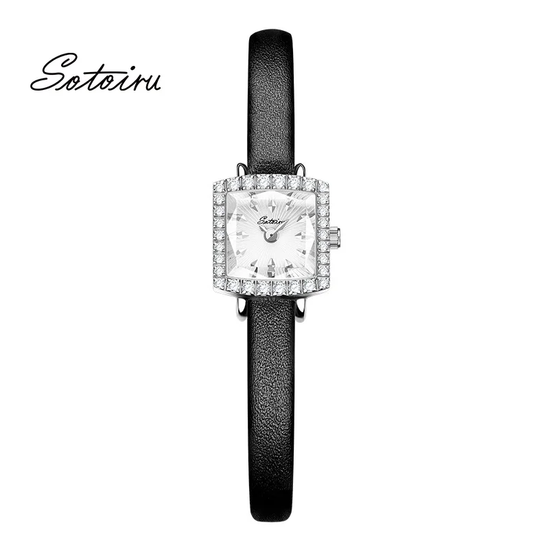 Sotoiru Watches For Woman 2025 New Square Case Lady Fashion Quartz Wristwatch with 3PCS/Set Leather Strap Brand Original Design
Sotoiru Watches For Woman 2025 New Square Case Lady Fashion Quartz Wristwatch with 3PCS/Set Leather Strap Brand Original Design