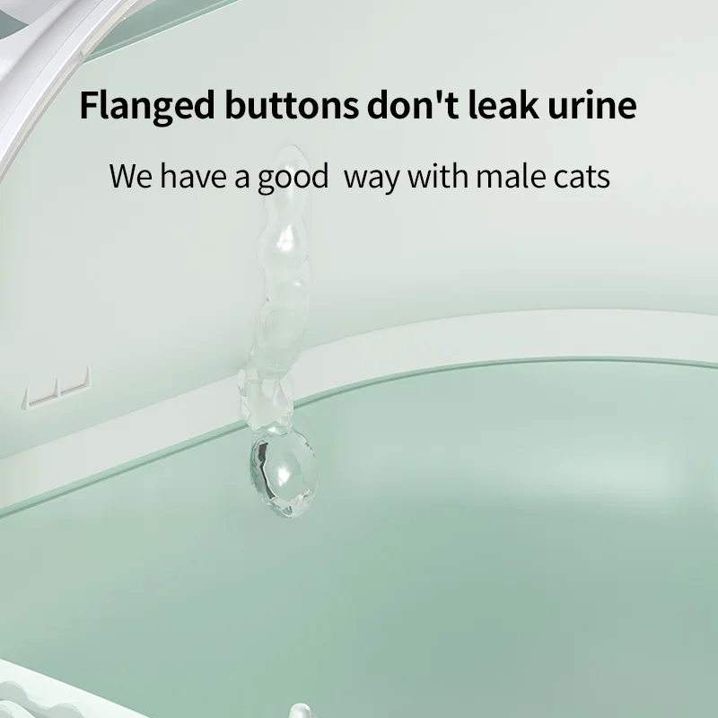 Closed-Off Structure Cleanable Spacious Design Anti-Leak Eco-Friendly Pp Plastic Litter Box Cats With Scoop
Closed-Off Structure Cleanable Spacious Design Anti-Leak Eco-Friendly Pp Plastic Litter Box Cats With Scoop
