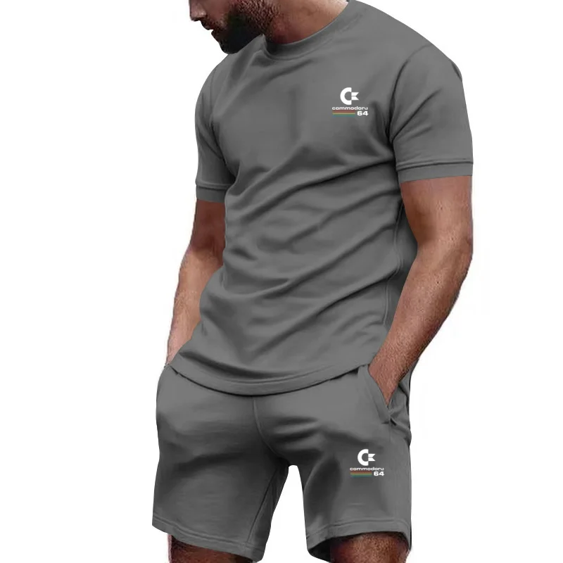 New 64 letter logo Summer Street Men's Short Sleeve Shorts Men's Leisure Sports Large Size Set Men's Muscle Doctor Set for men t
New 64 letter logo Summer Street Men's Short Sleeve Shorts Men's Leisure Sports Large Size Set Men's Muscle Doctor Set for men t
