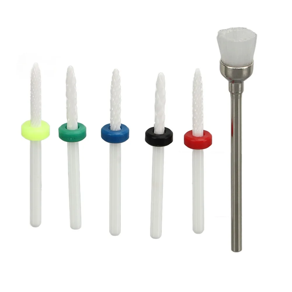 6pcs Premium Ceramic Ceramic Nail Drill Bit Beginner Friendly Applicable For Home & Salon Gel And Acrylic Removal Bit
6pcs Premium Ceramic Ceramic Nail Drill Bit Beginner Friendly Applicable For Home & Salon Gel And Acrylic Removal Bit
