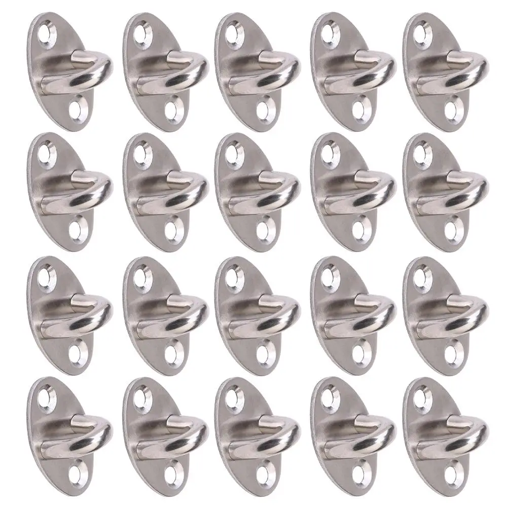 20 Pcs Stainless Steel Hook Screw-fixing Reinforcement Storage Grip Fixed Hardware Hooks Mounting
20 Pcs Stainless Steel Hook Screw-fixing Reinforcement Storage Grip Fixed Hardware Hooks Mounting