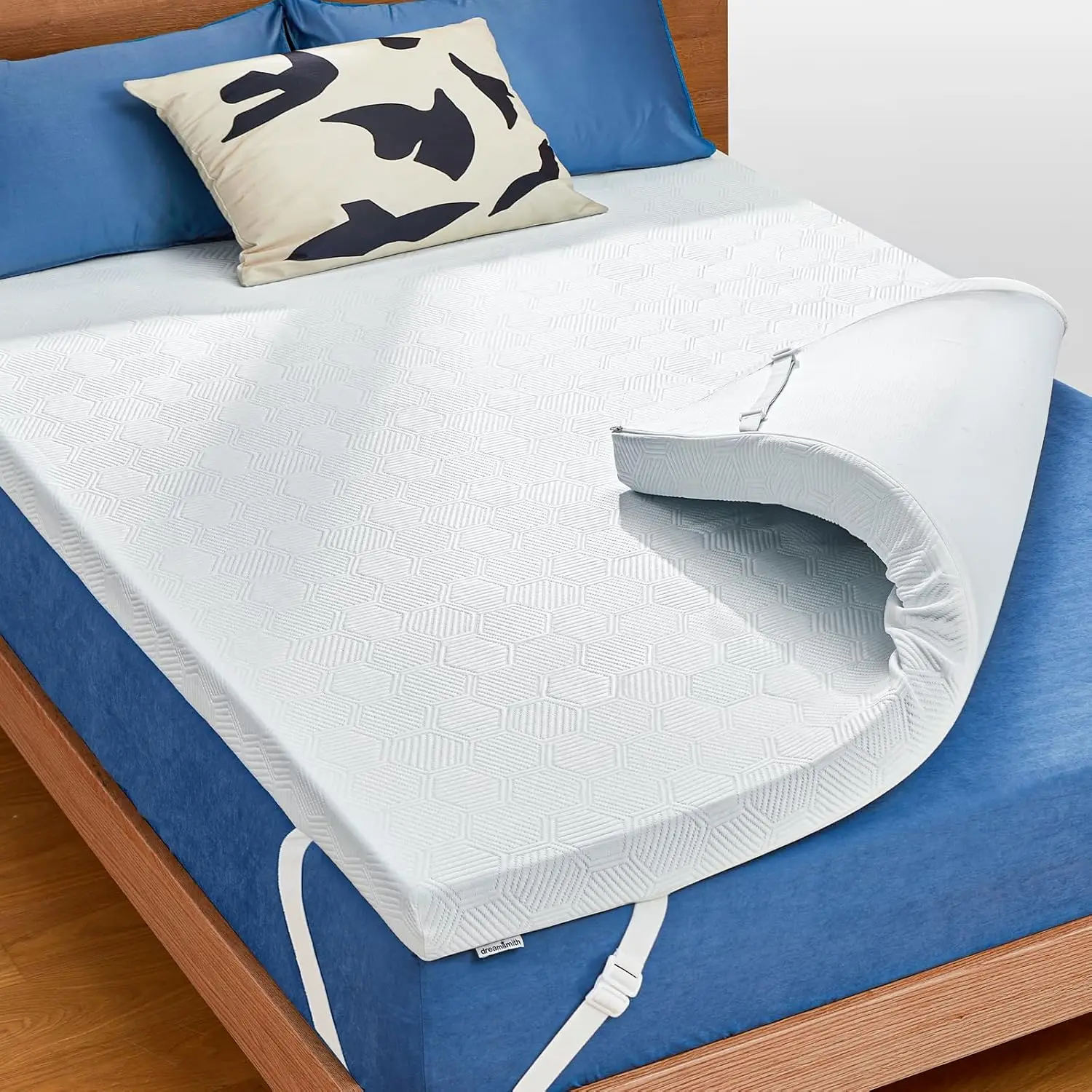 3 Inch Gel Memory Foam Mattress Topper King, Breathable Pressure Relief, High Density Pad, Washable Cover with Elastic Straps
3 Inch Gel Memory Foam Mattress Topper King, Breathable Pressure Relief, High Density Pad, Washable Cover with Elastic Straps