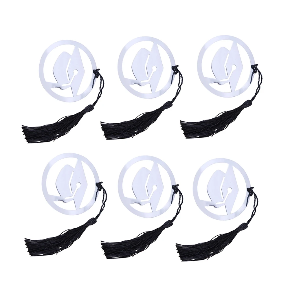 6 Pcs Doctor Hat Bookmark Silver Graduation Gifts for Reading Lovers Page Markers Practical
6 Pcs Doctor Hat Bookmark Silver Graduation Gifts for Reading Lovers Page Markers Practical