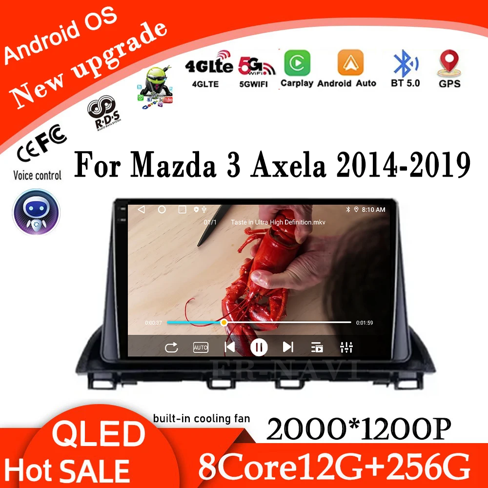 9 "Android 14 для Mazda 3 Axela 2014-2019, автомобильное радио, мультимедийный плеер, GPS-навигация, DSP, стерео, автоэкран
9 "Android 14 для Mazda 3 Axela 2014-2019, автомобильное радио, мультимедийный плеер, GPS-навигация, DSP, стерео, автоэкран