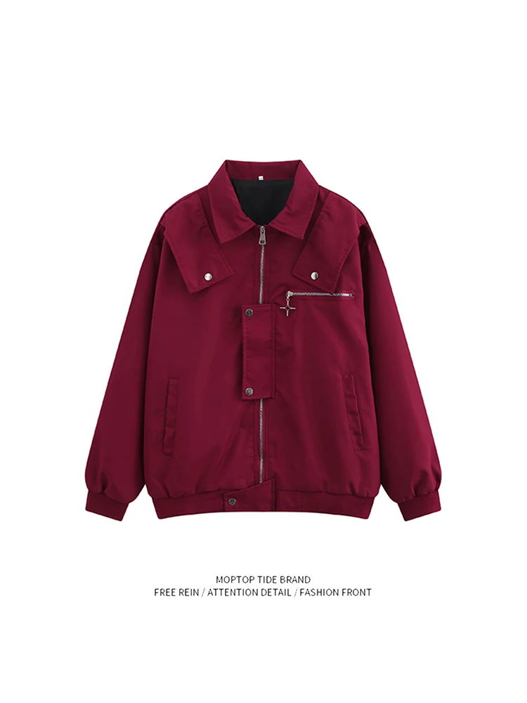 Mr. WH American High Street Vintage Retro Workwear Jaet Men's Autumn Versatile Outerwear Polyester Long Sve Loose Fit
Mr. WH American High Street Vintage Retro Workwear Jaet Men's Autumn Versatile Outerwear Polyester Long Sve Loose Fit