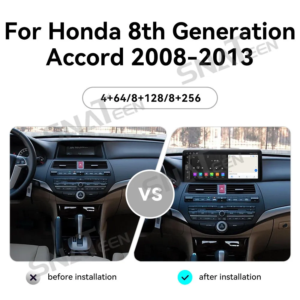 12.3" Car Radio For Honda Accord 2008-2013 GPS Navigation Multimedia Stereo Player Carplay Unit Qualcomm AI Ultra-Thin Screen
12.3" Car Radio For Honda Accord 2008-2013 GPS Navigation Multimedia Stereo Player Carplay Unit Qualcomm AI Ultra-Thin Screen