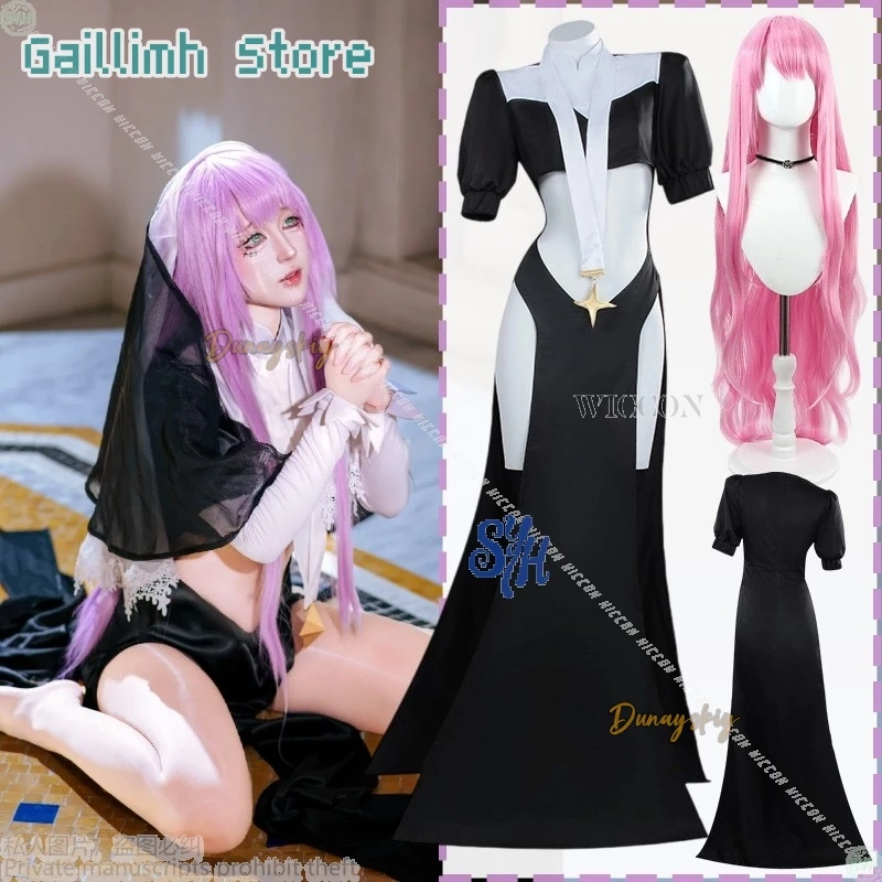 Сексуальная униформа черной монахини, аниме «Я реклама волшебных девочек и... Косплей, костюм гиганта сестры», черное нижнее белье с высоким разрезом на Хэллоуин
Сексуальная униформа черной монахини, аниме «Я реклама волшебных девочек и... Косплей, костюм гиганта сестры», черное нижнее белье с высоким разрезом на Хэллоуин