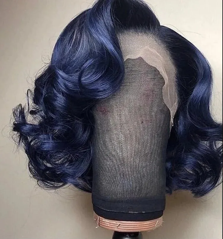 Midnight Blue 13x4 HD Short Body Wave Lace Frontal Wig Synthetic Pre Plucked Dark Blue Glueless Daily Cosplay Women Clearance
Midnight Blue 13x4 HD Short Body Wave Lace Frontal Wig Synthetic Pre Plucked Dark Blue Glueless Daily Cosplay Women Clearance