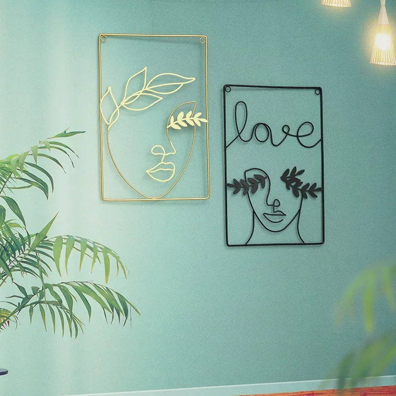 Iron wall decoration beauty leaf line minimalist wall decoration hanging painting for Kitchen Bathroom Decor metal wall hanging
Iron wall decoration beauty leaf line minimalist wall decoration hanging painting for Kitchen Bathroom Decor metal wall hanging