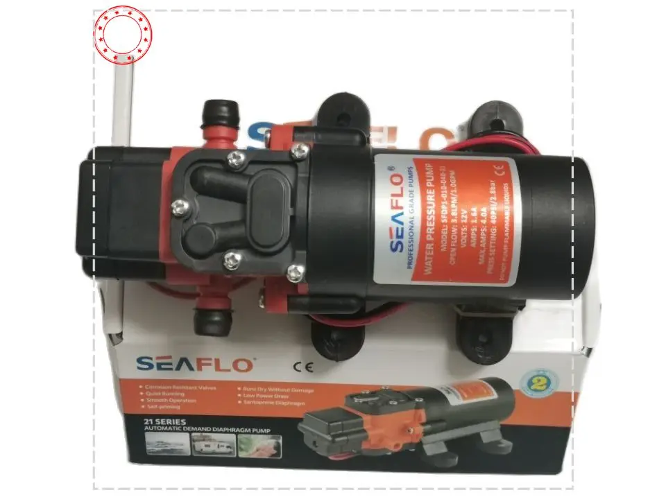 Boat Accessories SEAFLO 12V SFDP1-010-040-21 / 24V SFDP2-010-040-21 40 PSI Marine Diaphragm Pump for Showers Toilets
Boat Accessories SEAFLO 12V SFDP1-010-040-21 / 24V SFDP2-010-040-21 40 PSI Marine Diaphragm Pump for Showers Toilets