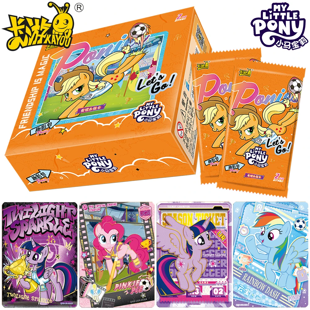 Original Kayou My Little Pony Collection Card Fantasy Magic Theme Animation Exquisite Design Card Boys and Girls Hobbies Gifts
Original Kayou My Little Pony Collection Card Fantasy Magic Theme Animation Exquisite Design Card Boys and Girls Hobbies Gifts