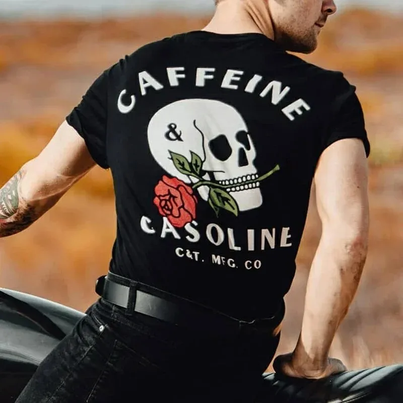 2025 Harajuku Gothic Skulls Men's T-shirt Motorcycle Biker Short Sleeve Tops Tees Cotton T Shirts Men Summer Hip-hop Punk
2025 Harajuku Gothic Skulls Men's T-shirt Motorcycle Biker Short Sleeve Tops Tees Cotton T Shirts Men Summer Hip-hop Punk