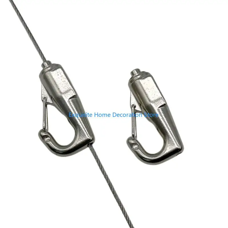 L5BF Pack of 10 Adjustable Picture Suspension System Metal Art Gallery Hanging Hooks Stainless Steel Artwork Hangers
L5BF Pack of 10 Adjustable Picture Suspension System Metal Art Gallery Hanging Hooks Stainless Steel Artwork Hangers