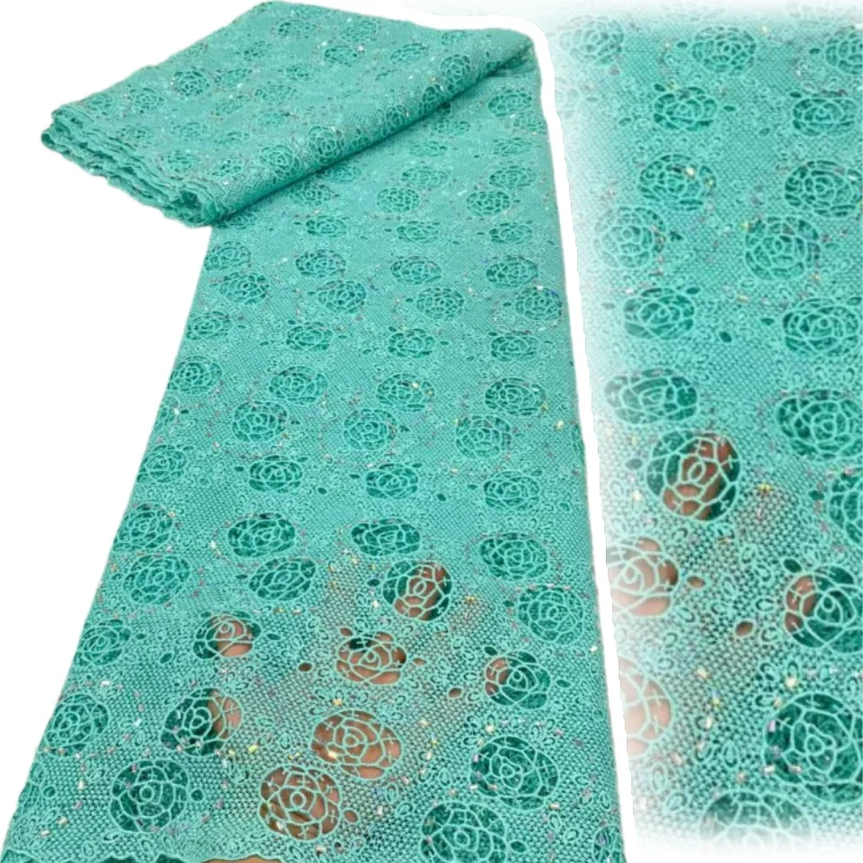 Lastest African Cotton Lace Fabric Swiss Voile Fabric High Quality 2026 for Sewing Wedding Dress Guipure Cord Lace 5 Yards 1919
Lastest African Cotton Lace Fabric Swiss Voile Fabric High Quality 2026 for Sewing Wedding Dress Guipure Cord Lace 5 Yards 1919