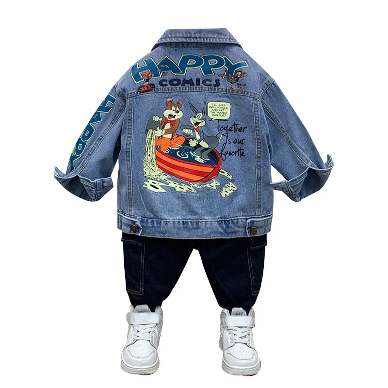 2024 New Baby Girls Boys Denim Jacket Coats Spring Autumn Kids Cartoon Long Sleeve Casual Tops Clothes Children fashion Outwear
2024 New Baby Girls Boys Denim Jacket Coats Spring Autumn Kids Cartoon Long Sleeve Casual Tops Clothes Children fashion Outwear