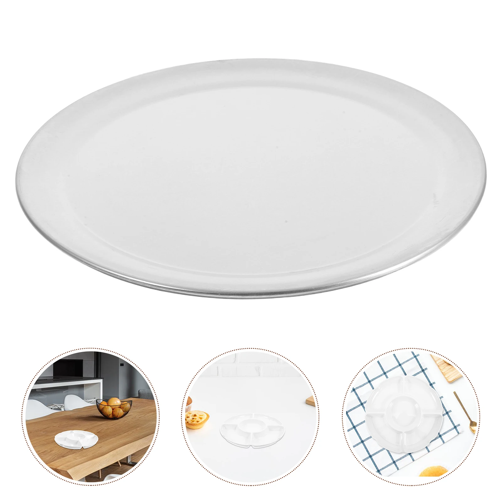 Divided Appetizer Serving Tray Multi-Grid Fruit Plate Food Storage Dish Plastic Party Snack Tray Round Serving
Divided Appetizer Serving Tray Multi-Grid Fruit Plate Food Storage Dish Plastic Party Snack Tray Round Serving