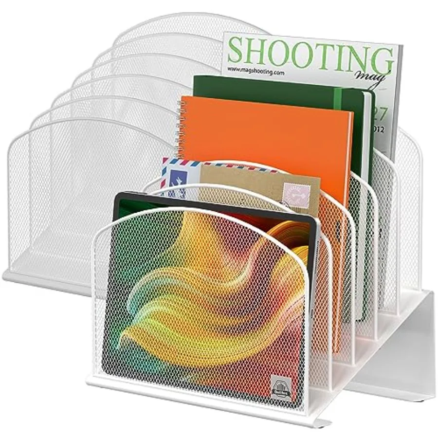 Inclined Desk File OrganizerVertical File Folder Holder Stand Metal Rack File Sorter for Office Classroom Desktop Organization
Inclined Desk File OrganizerVertical File Folder Holder Stand Metal Rack File Sorter for Office Classroom Desktop Organization