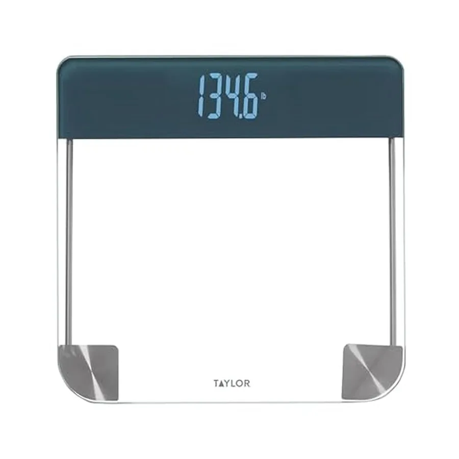 Taylor Digital Glass Bathroom Scale with Vanishing Display for Accurate Body Weight Monitoring in Modern Bathrooms Cyan Blue De
Taylor Digital Glass Bathroom Scale with Vanishing Display for Accurate Body Weight Monitoring in Modern Bathrooms Cyan Blue De