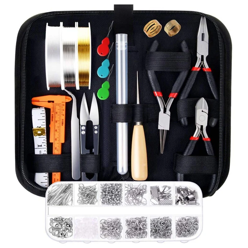 Jewelry Making Supplies Kit With Tools Wires And Jewelry
Jewelry Making Supplies Kit With Tools Wires And Jewelry