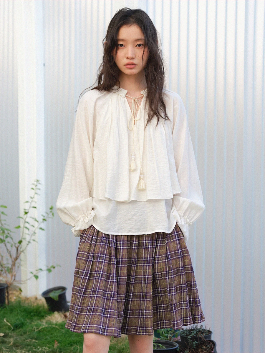 Blueerror French Style Loose Fit Long Sleeve Shirt Women's Double Layered Ruffle Collar Fake Two-Piece Spring Breathable
Blueerror French Style Loose Fit Long Sleeve Shirt Women's Double Layered Ruffle Collar Fake Two-Piece Spring Breathable
