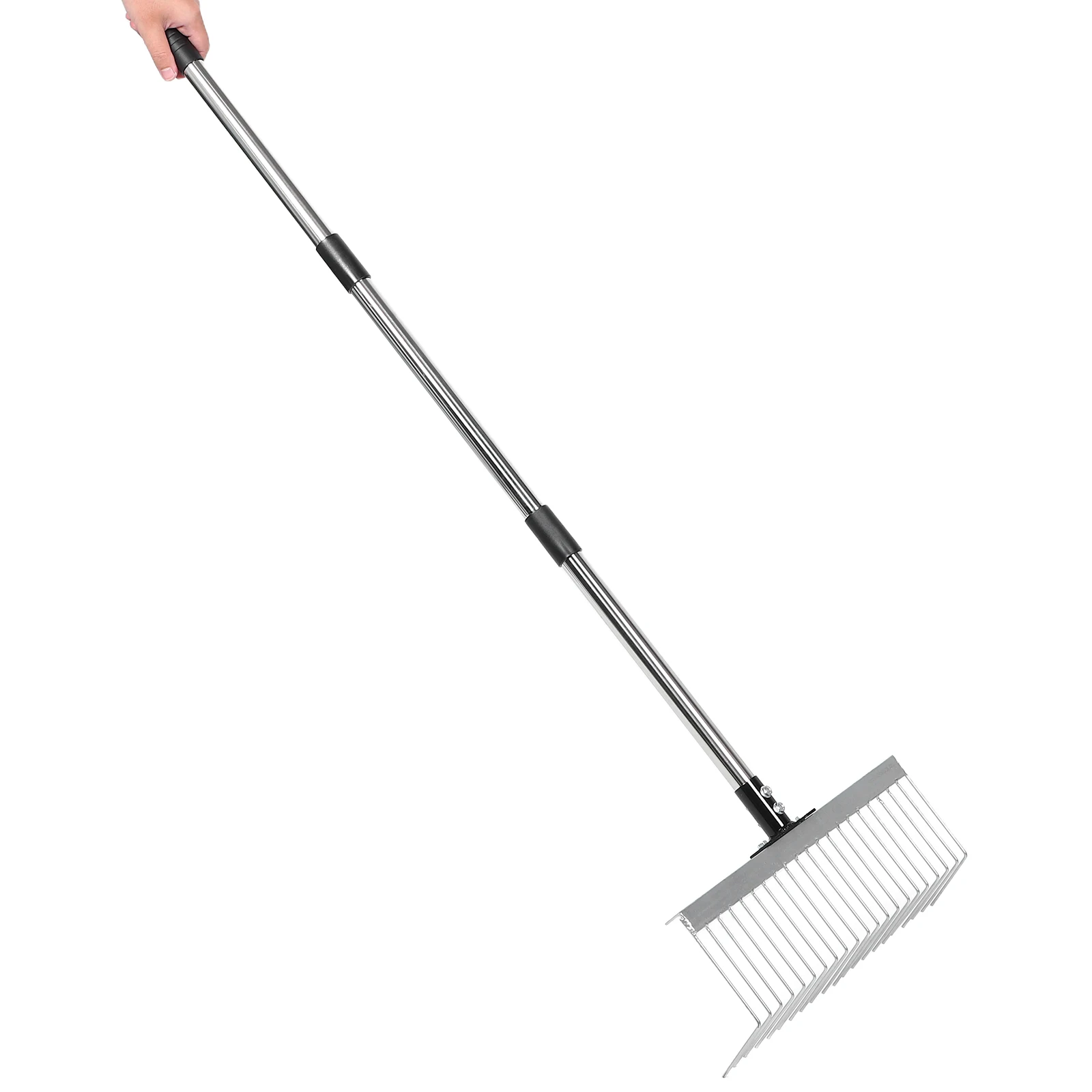 Heavy Duty Metal Leaf Rake With Adjustable Telescopic Handle For Garden Yard Leaves Collection Soil Leveling Lawn
Heavy Duty Metal Leaf Rake With Adjustable Telescopic Handle For Garden Yard Leaves Collection Soil Leveling Lawn