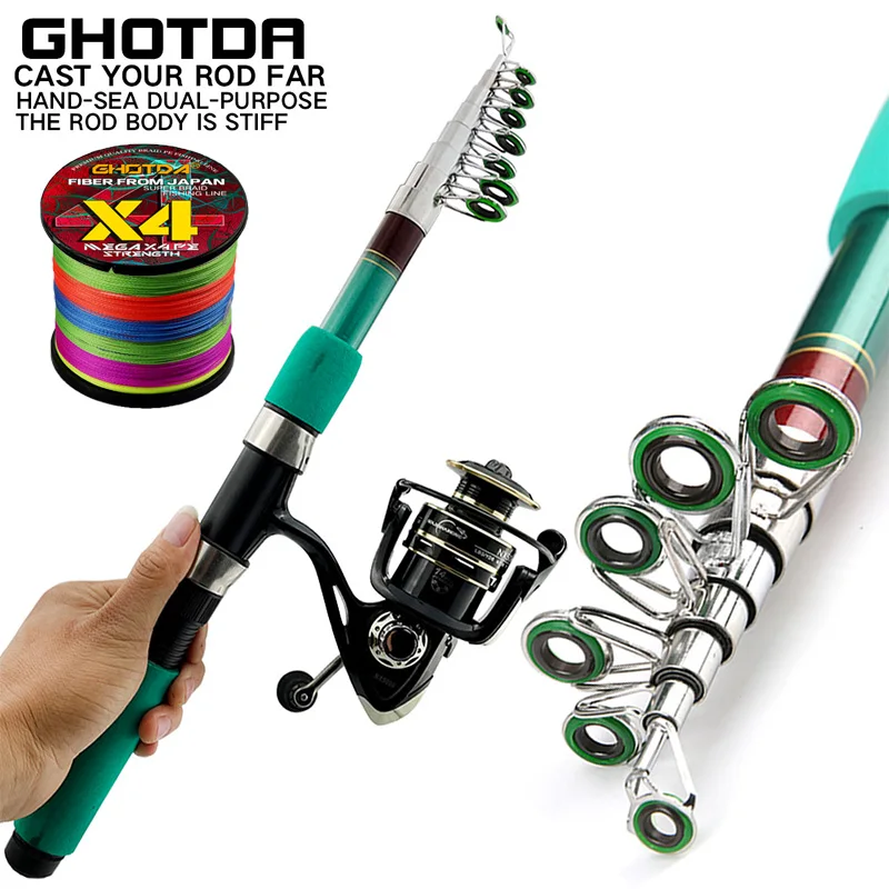 1.8-3.6m Ultralight Telescopic Sea Rod Reel Combo Long-range Throwing Pole and 2000/3000/5000 Series Metal Spool for All Waters
1.8-3.6m Ultralight Telescopic Sea Rod Reel Combo Long-range Throwing Pole and 2000/3000/5000 Series Metal Spool for All Waters