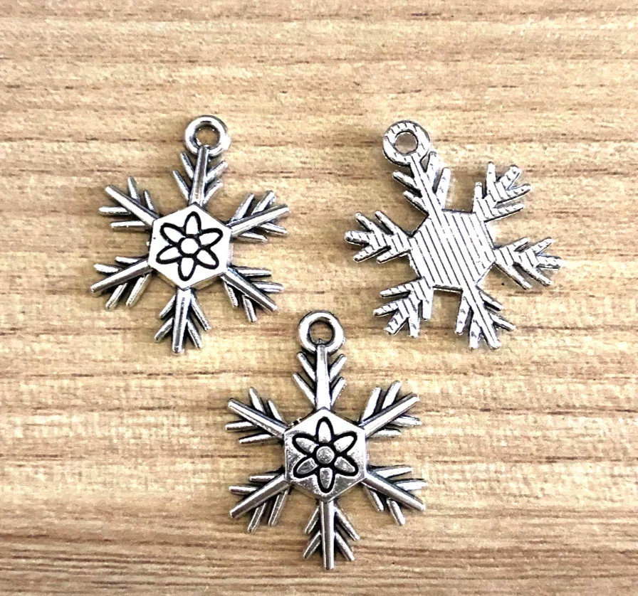 30 шт., 19 мм, классические металлические подвески в виде снежинок из сплава для аксессуаров ручной работы HWH3120
30 шт., 19 мм, классические металлические подвески в виде снежинок из сплава для аксессуаров ручной работы HWH3120