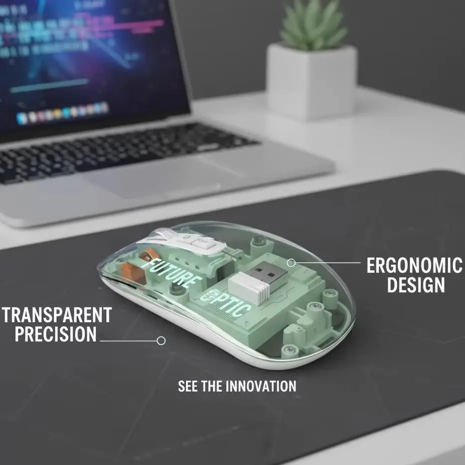 Transparent Magnetic Triple-Mode Wireless Mouse,Bluetooth,Type-C,Rechargeable,1600DPI,5-Buttons RGB Silent Mouse For PC Laptop
Transparent Magnetic Triple-Mode Wireless Mouse,Bluetooth,Type-C,Rechargeable,1600DPI,5-Buttons RGB Silent Mouse For PC Laptop