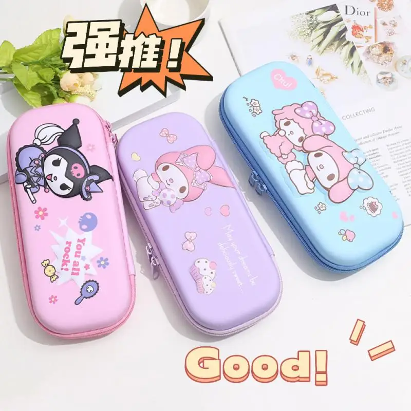 Sanrio Kuromi Anime Kawaii Large Capacity Waterproof Creative Pencil Case Cute My Melody Student Eva Pen Bag Gifts for Kids
Sanrio Kuromi Anime Kawaii Large Capacity Waterproof Creative Pencil Case Cute My Melody Student Eva Pen Bag Gifts for Kids