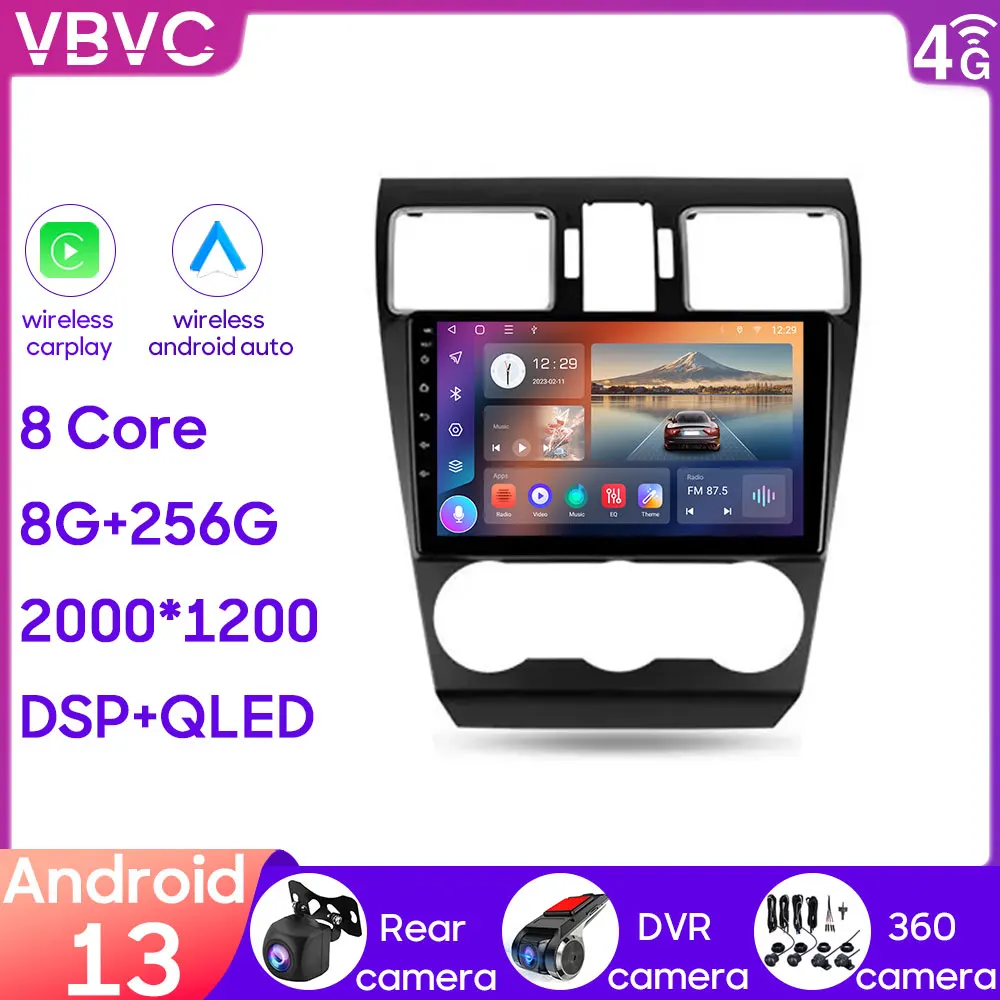 For Subaru Forester 4 SJ 2016 - 2018 Car Head Units Radio Multimedia Navigation GPS BT Carplay Stereo Player Wifi 4G
For Subaru Forester 4 SJ 2016 - 2018 Car Head Units Radio Multimedia Navigation GPS BT Carplay Stereo Player Wifi 4G