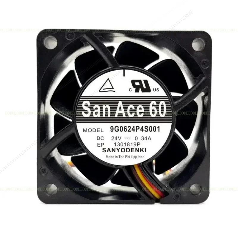 W NEW ORIGINAL 9G0624P4S001 24V 0.34A 6025 60*60*25 mm COOLING FAN
W NEW ORIGINAL 9G0624P4S001 24V 0.34A 6025 60*60*25 mm COOLING FAN