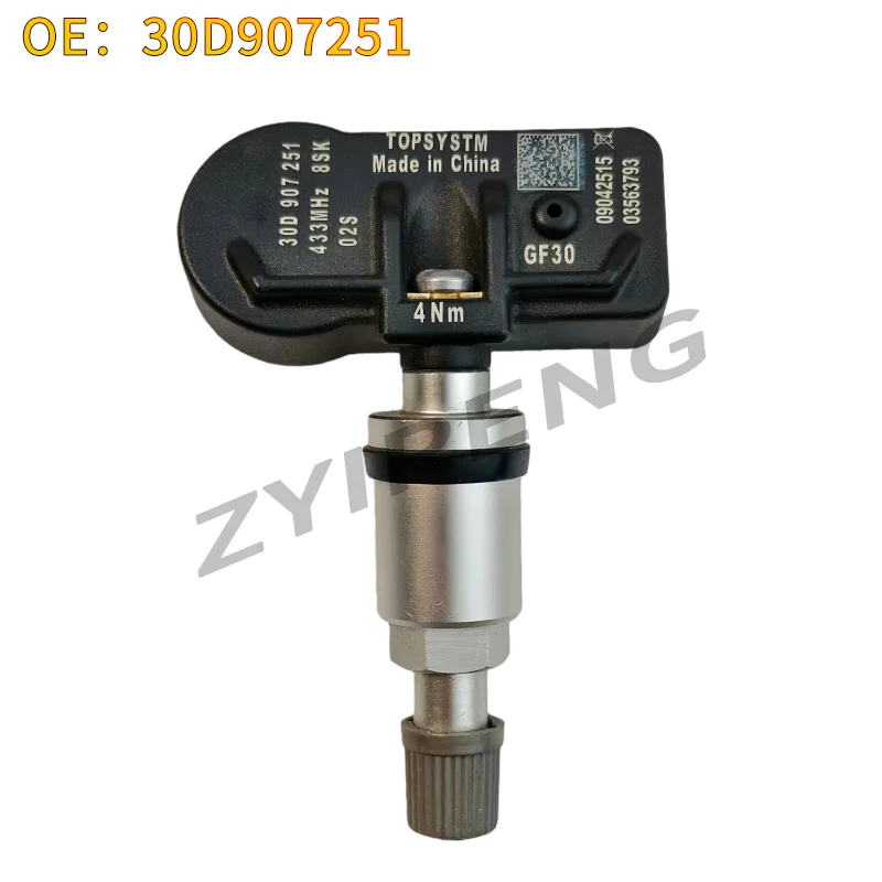 433MHZ 30D907251 tire pressure sensor for ID.3 ID.4 X Passat CC Jetta VS5 VS7, 30D907275
433MHZ 30D907251 tire pressure sensor for ID.3 ID.4 X Passat CC Jetta VS5 VS7, 30D907275