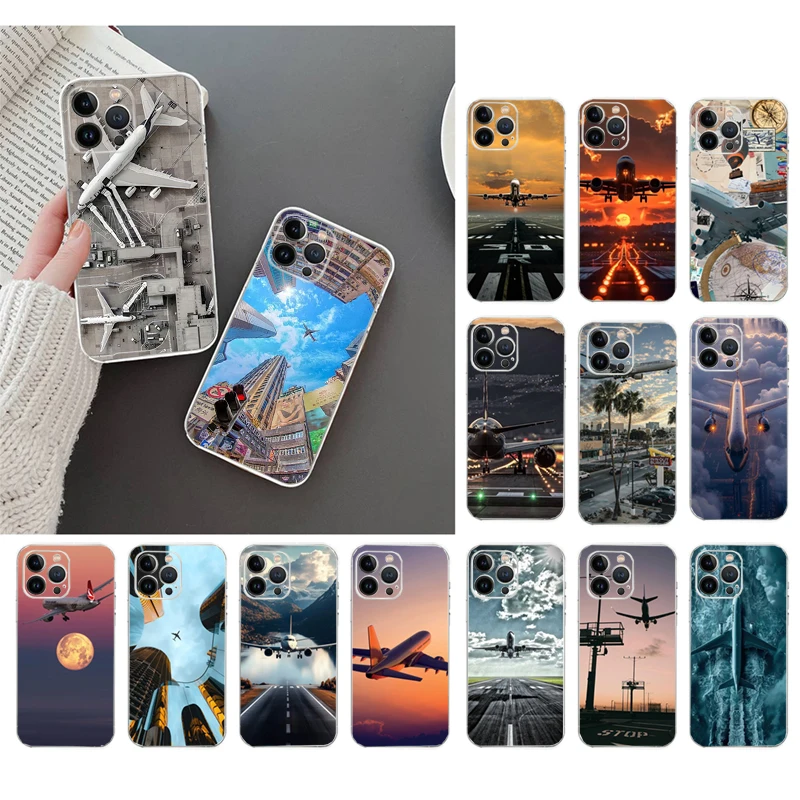 Airplane travel Phone Case For iPhone 17 Pro Max Air 16 15 14 13 Pro Max 15 16 Pro 15Plus Silicone Cover
Airplane travel Phone Case For iPhone 17 Pro Max Air 16 15 14 13 Pro Max 15 16 Pro 15Plus Silicone Cover