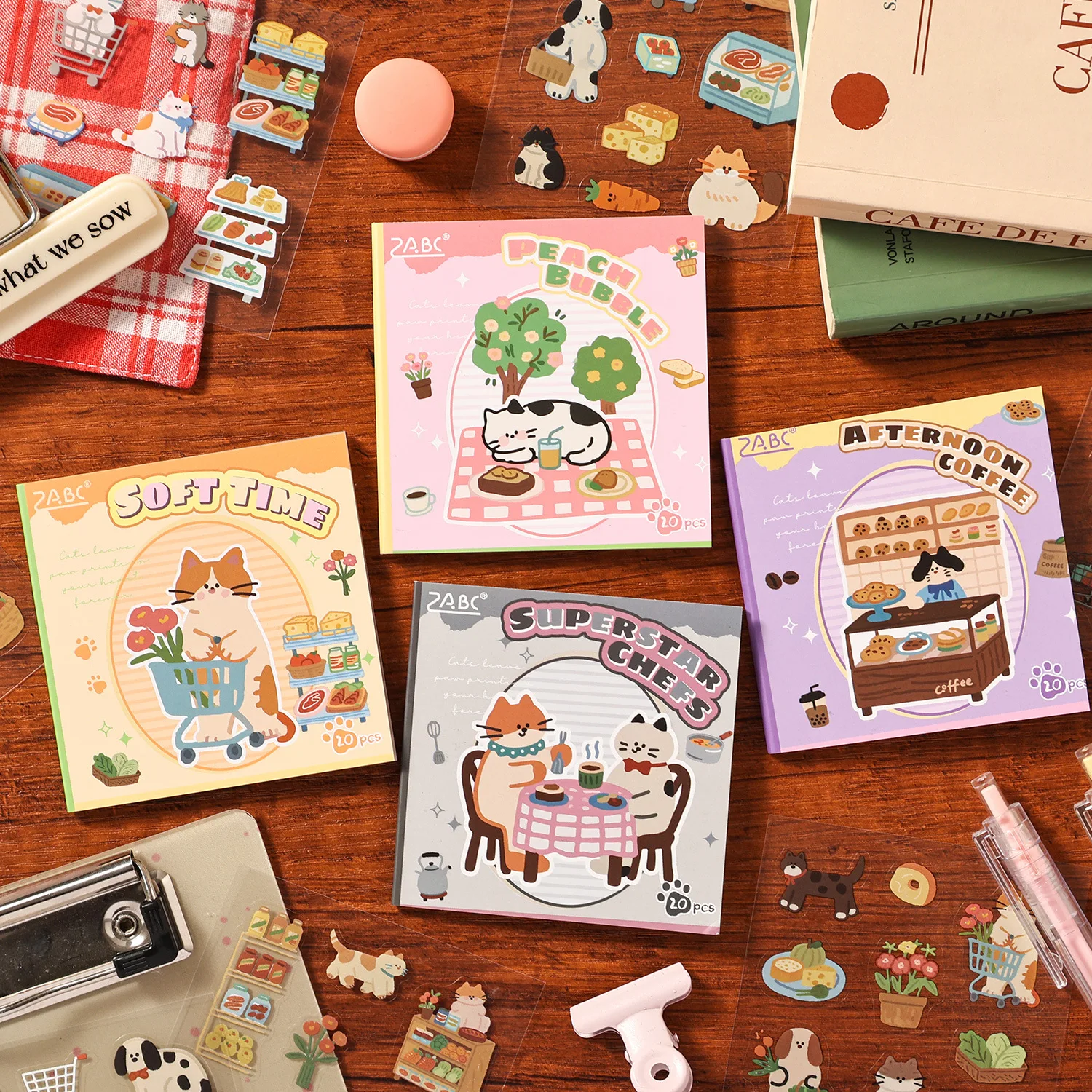 20sheets Vitality Full Grid Series Sticker Book Cute DIY Hand Account Creative Cartoon Small Animal Bullet Journal Sticker
20sheets Vitality Full Grid Series Sticker Book Cute DIY Hand Account Creative Cartoon Small Animal Bullet Journal Sticker
