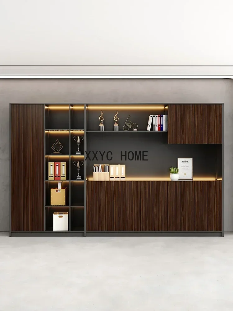 Ebony Color Modern Minimalist Wooden Storage Cabinet Data Cabinet Boss Floor Cabinet High-End Elegant General Manager
Ebony Color Modern Minimalist Wooden Storage Cabinet Data Cabinet Boss Floor Cabinet High-End Elegant General Manager