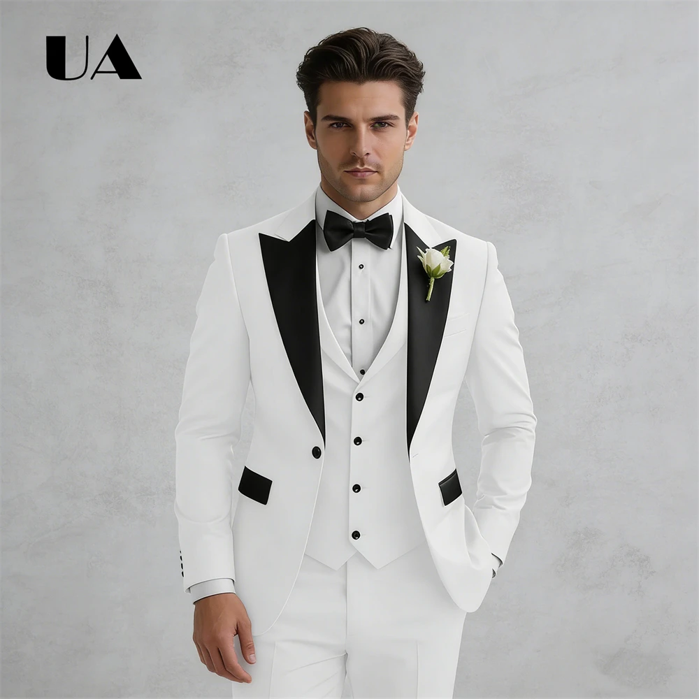 ULBYANRY 2026 Newest Wedding Suit for Groom and Bestman, One Button Slim Fitting Suit Jacket Pants Waistcoat Prom Suit Attires
ULBYANRY 2026 Newest Wedding Suit for Groom and Bestman, One Button Slim Fitting Suit Jacket Pants Waistcoat Prom Suit Attires