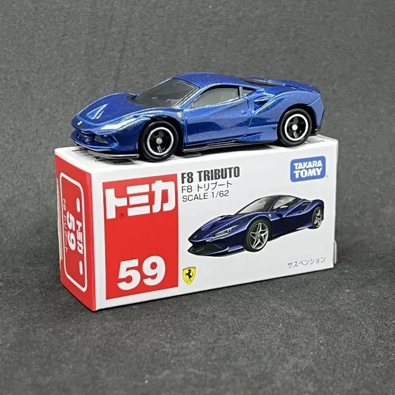 Ограниченная серия TAKARA TOMY Tomica No 59 Ferrari F8, модель автомобиля из сплава, игрушка для коллекционеров
Ограниченная серия TAKARA TOMY Tomica No 59 Ferrari F8, модель автомобиля из сплава, игрушка для коллекционеров