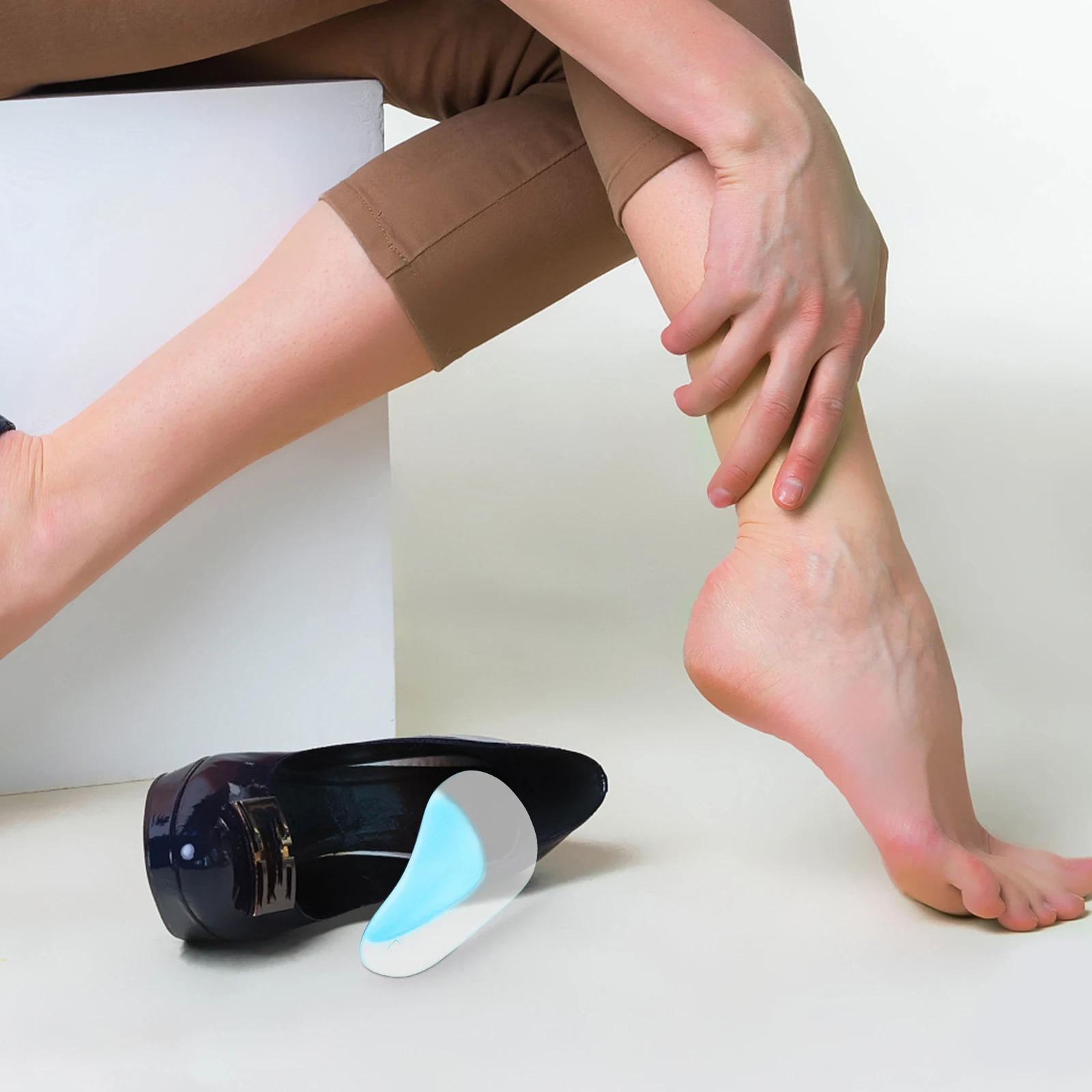 6 Pcs Massage thopedic Pads Gel Insoles Foot Arch Supports Non Slip High Heel Silicone Cushions Plantar Fasciitis Lady Shoe Pads 
6 Pcs Massage thopedic Pads Gel Insoles Foot Arch Supports Non Slip High Heel Silicone Cushions Plantar Fasciitis Lady Shoe Pads