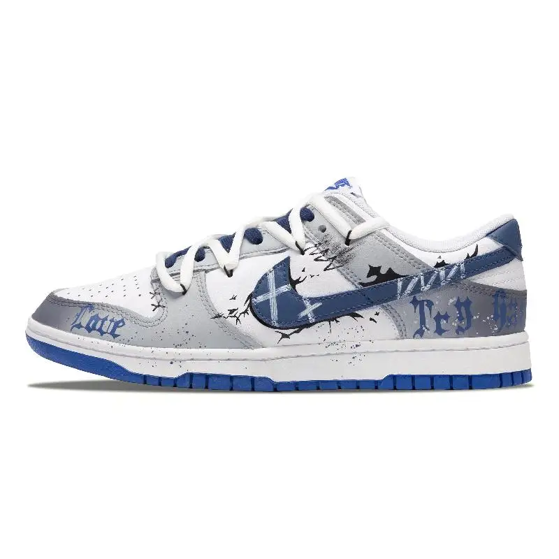 【Настроить】Nike Dunk Обувь для скейтбординга Мужские низкие синие/белые/серые кроссовки DV0831-104
【Настроить】Nike Dunk Обувь для скейтбординга Мужские низкие синие/белые/серые кроссовки DV0831-104