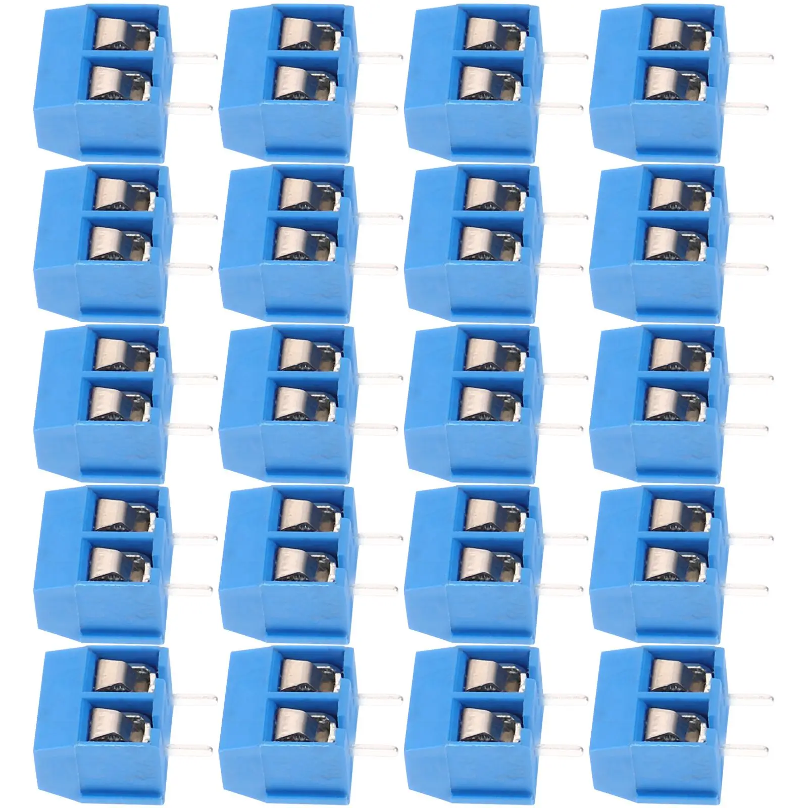100 Pcs Terminals 2 Pin Block Circuit Board Plug Connector Quick Straight Blocks Blue Screw Device
100 Pcs Terminals 2 Pin Block Circuit Board Plug Connector Quick Straight Blocks Blue Screw Device