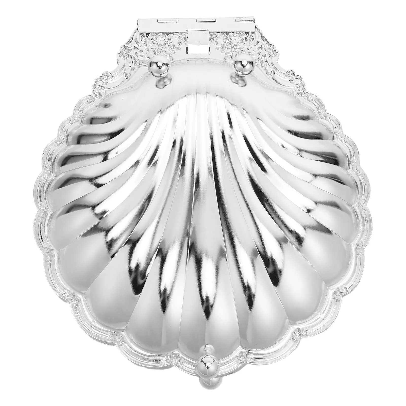 Silver Seashell Fruit Serving Tray Lid Shell Shape Metal Snack Plate Table Centerpiece Fruit Bowl Nuts Desserts Appetizers Retro
Silver Seashell Fruit Serving Tray Lid Shell Shape Metal Snack Plate Table Centerpiece Fruit Bowl Nuts Desserts Appetizers Retro
